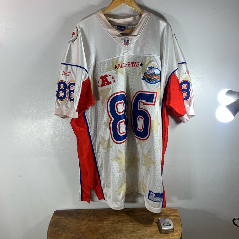 NFL vintage pro bowl hines Ward Reebok football 2004 all star authentic jersey